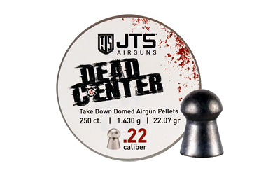 JTS Group Dead Center .22 Caliber Pellets Domed Tip 21.53 Grain 250 Per - View 2