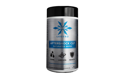 Legend Outdoor Gear Aftershock AS-SW-75 Lubricating Wipes, 75 Count - View 2