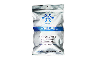 Legend Outdoor Gear Aftershock Cotton Patches 1 1/8" Square 500 Count - View 2