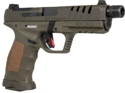 SAR USA SAR9SOCOMOD 9mm Pistol 5.2" Barrel 17+1 Green Optic Ready - View 2