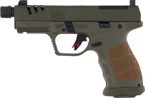 SAR USA SAR9CSOCOMOD 9mm Luger 15+1/21+1 Compact Striker Fire Pistol - View 2