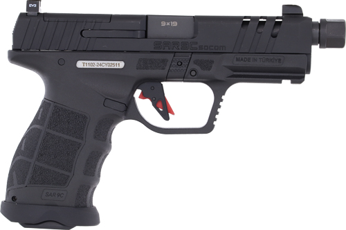 SAR USA SAR9CSOCOMBL 9mm Luger 15+1/21+1 SOCOM Compact Striker Fire - View 2