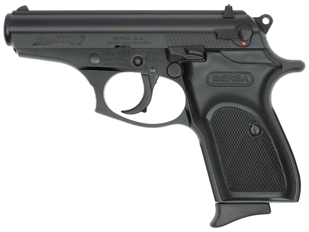 Bersa Thunder 22LR Pistol 3.5" Barrel Fixed Sights Black - View 2
