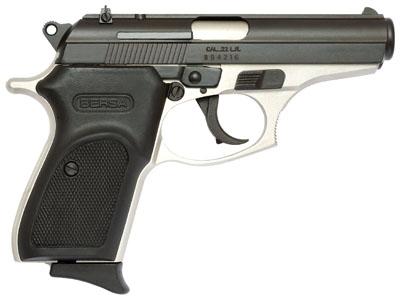 Bersa T22DT Thunder 22 LR 3.50" 10+1 Nickel Black Steel Slide... - View 2
