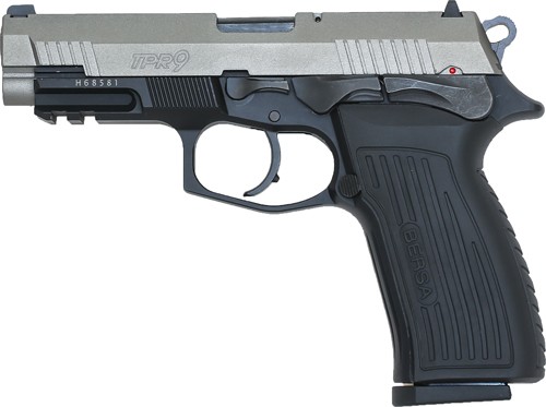 Bersa TPR9DT Thunder Pro 9mm Luger 4.25" 17+1 Black Nickel Steel Slide - View 2