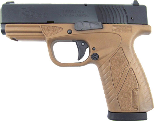 Bersa BP9DECC 9mm Matte FDE 3.3" Barrel 8-Round Semi-Auto Pistol - View 2