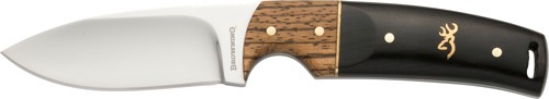 Browning Buckmark Hunter Fixed Knife 2.13" Drop Point Stainless Steel Hardwood Handle - View 2