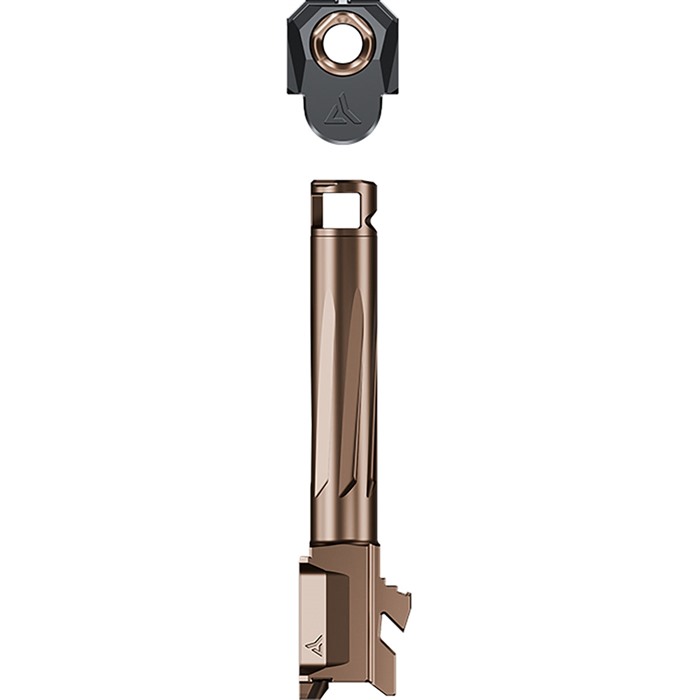 Radian R0834 Ramjet + Afterburner 9mm Glock19 Gen4 Bronze 416R Steel - View 2