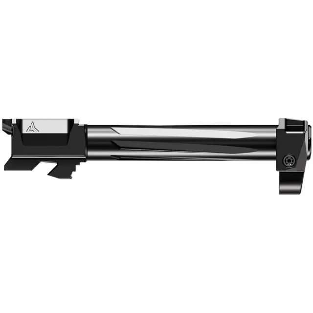 Radian Weapons R0881 Ramjet & Afterburner Combo 9mm Luger Compatible w/Glock 17 Gen3, Black Stainless Steel - View 2