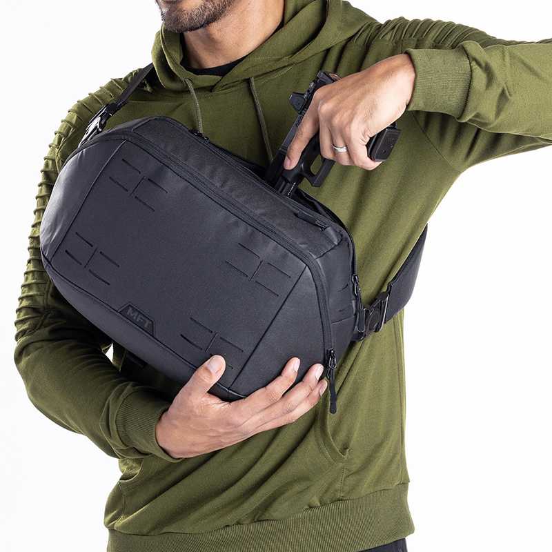 Mission First Tactical B2-SL-BL Achro EDC Sling Pack Black 10L MOLLE - View 2
