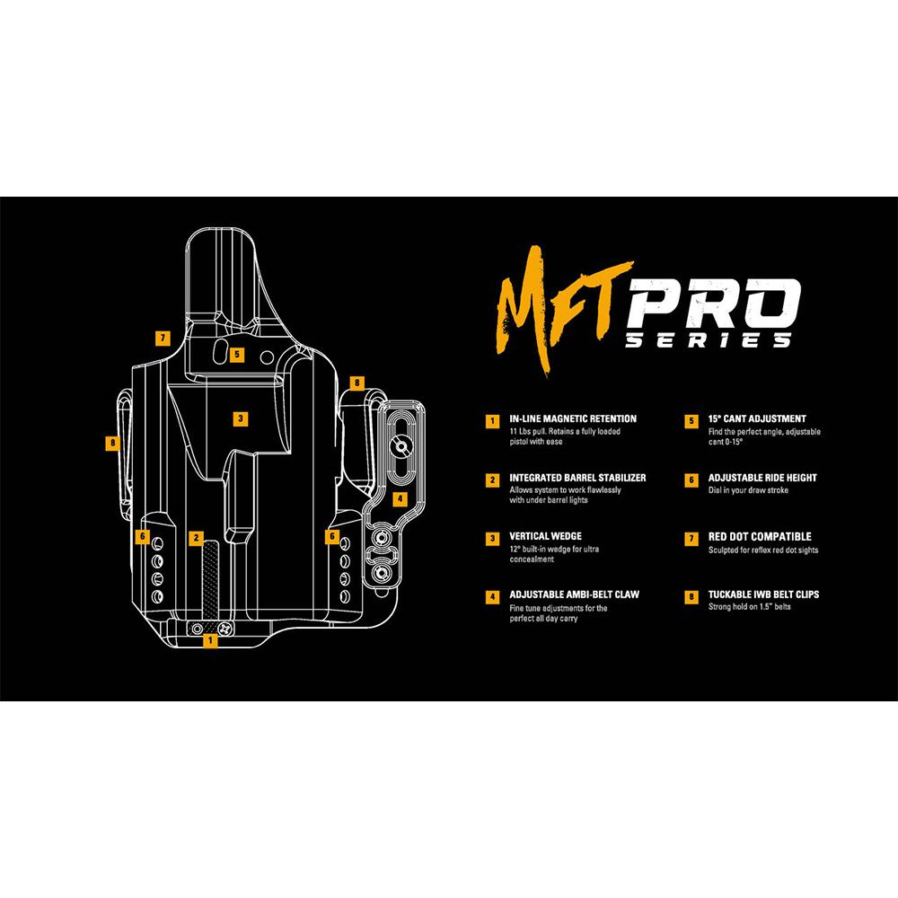 Mission First Tactical Pro Holster Inside Waistband Holster Fits Sig P365 - View 2
