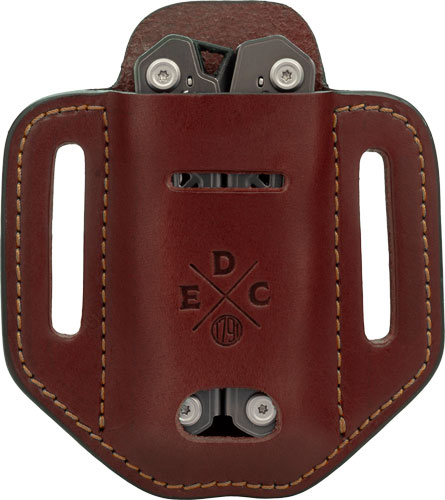 1791 Gunleather HDESSLCHNA EDC Chestnut Leather Belt Slide Ambidextrous - View 2