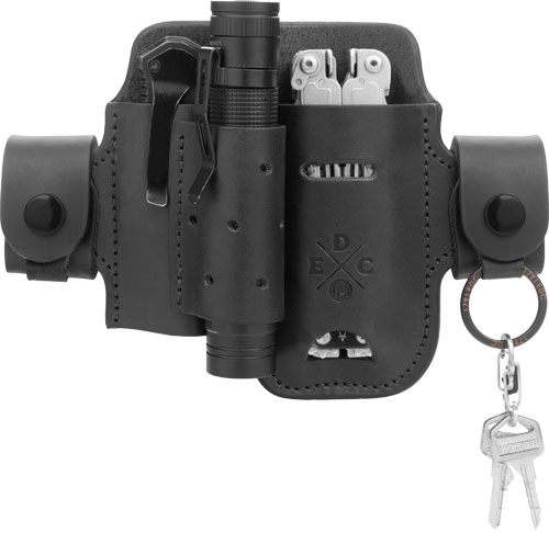 1791 Gunleather HDASLFBLKA EDC Heavy Duty Action Snap OWB Black Leather... - View 2