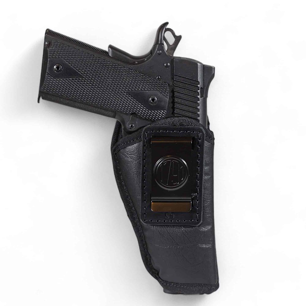 1791 Gunleather ECOC4BLKR EcoCarry IWB Compact Long Black Right Hand - View 2