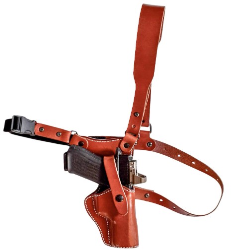 1791 Gunleather PFC-2.1-CBR-R Optic Ready Holster Brown RH Glock 17/19/22/23/45 - View 2