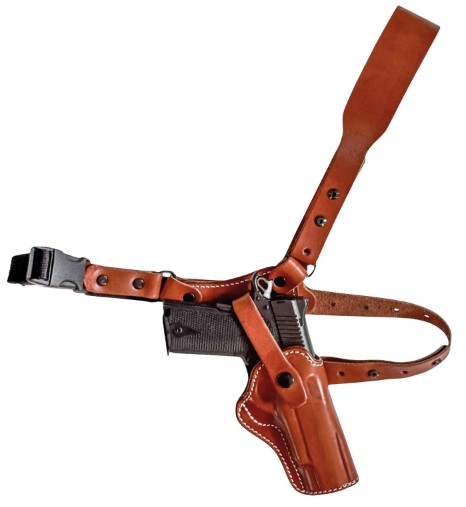 1791 Gunleather PFC-1-CBR-R Optic Ready 1911 Govt RH Shoulder Rig Brown - View 2