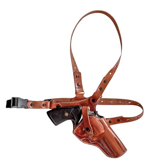 1791 Gunleather PFC-RV2-CBR-R S&W K&L Frame RH Brown Shoulder Holster - View 2