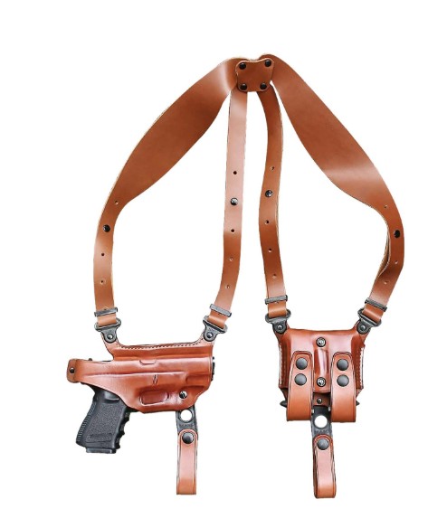 1791 Gunleather NSS2.4CBRHR Optic Ready Shoulder Horizontal Brown Fits... - View 2