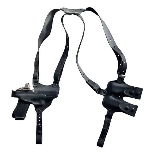1791 Gunleather NSS-2.4-SBL-H-R Sig P320 Optic Ready Shoulder Holster - View 2