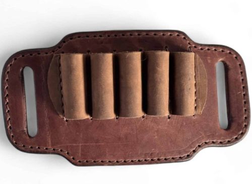 1791 Gunleather HNTABSLRBRWA Brown Leather Ammo Belt Slide 30-06 Springfield - View 2