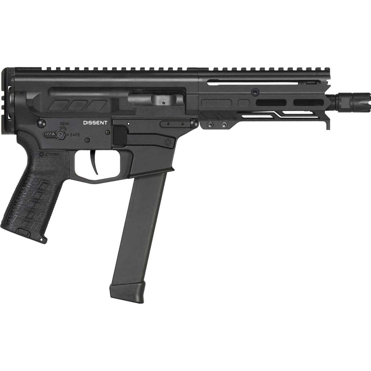 CMMG DISSENT MkGs 9mm Luger AR-Style Pistol 6.5" Black - View 2