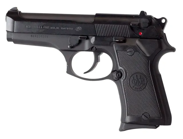 Beretta JS92F850 92FS Compact 9mm 4.25" Black Semi-Auto Pistol - View 2