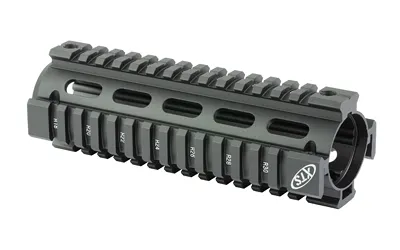 XTS MT021 Two Piece Quad Rail Handguard AR Carbine Length Black Aluminum - View 2