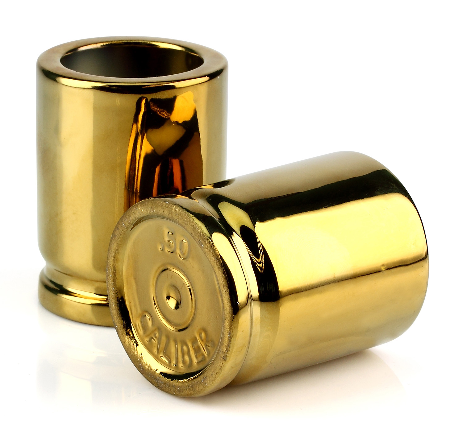 50 Caliber Bullet Shot Glasses - Ideal Gift for Gun Enthusiasts - View 2