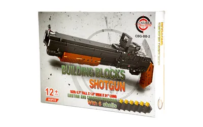 Remington CBGBB2 Building Blocks Shotgun, 21" Black/Brown, 863 Pieces - View 2