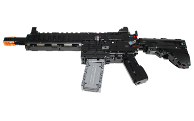 Caliber Gourmet CBG-BB-3 Building Blocks Machine Gun Toy, Multi-Color - View 2