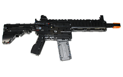 Caliber Gourmet CBG-BB-3 Building Blocks Machine Gun Toy, Multi-Color - View 3