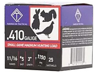 American Tactical ATIAC41035 .410 Ga 5 Shot 11/16 Oz 25 Rds Shotgun Ammo - View 2