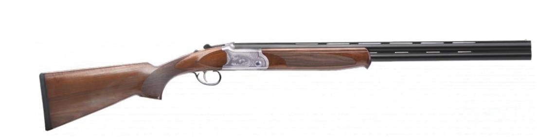 ATI Cavalry Compact 28Ga O/U Shotgun: 26" Barrel, 3" Chamber, Engraved, Wood Stock - View 2