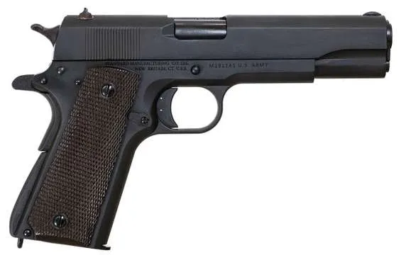 Standard Mfg 1911 Government Full Size Frame 45 ACP 7+1 5" Black Steel - View 2