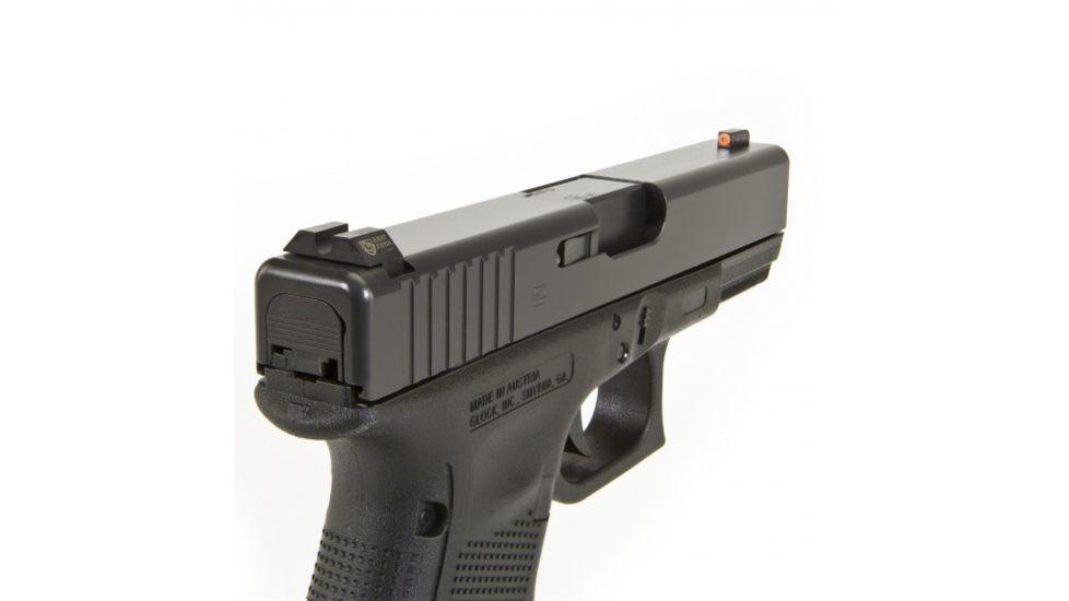 Night Fision GLK001015OGZ Accur8 Glock Sights Green Tritium Orange Outline - View 2