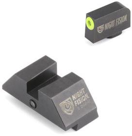 Night Fision GLK001015YGZ Accur8 Glock Sights Green Tritium Yellow Outline - View 2