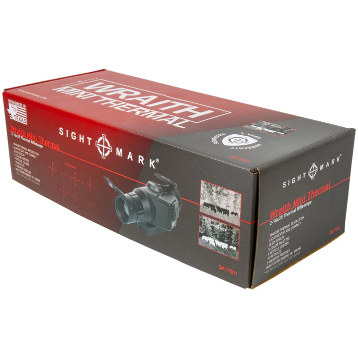 Sightmark SM17001 Wraith Mini Thermal Rifle Scope 2-16x 35mm Black - View 2
