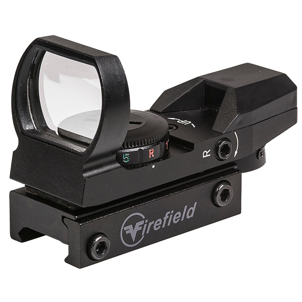 Firefield FF13004 Multi Red & Green Reflex Sight 1x33mm 1 MOA Dot Black - View 2
