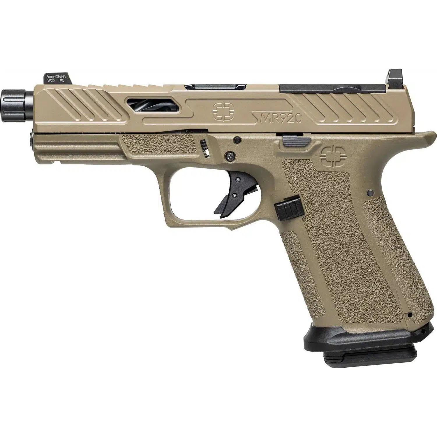 Shadow SYSTEMS MR920 Elite 9mm 4in Striker-Fire 10rd FDE Pistol (SS-1088) - View 2