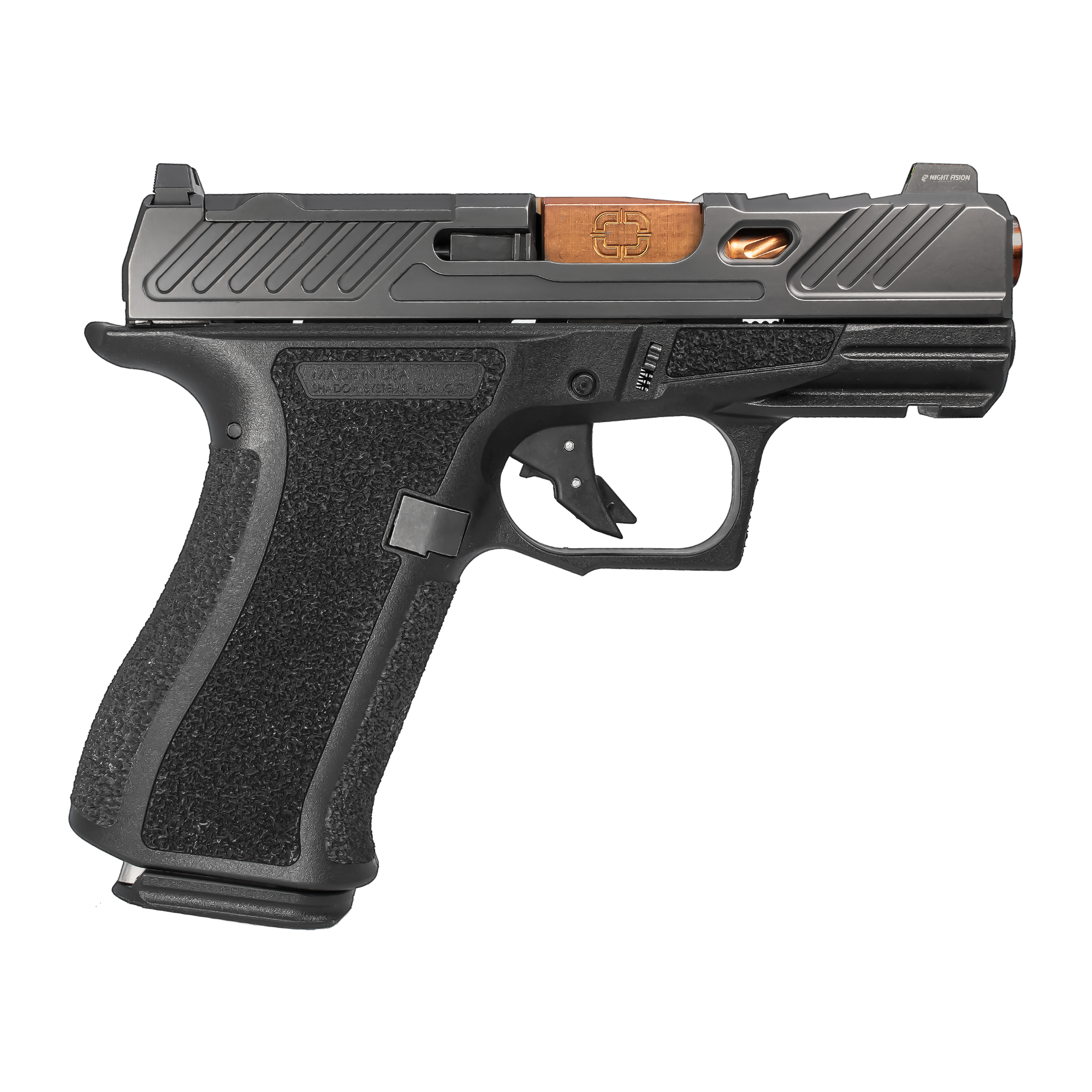 Shadow Systems CR920X Elite 9MM Sub-Compact Pistol Bronze Barrel - View 2