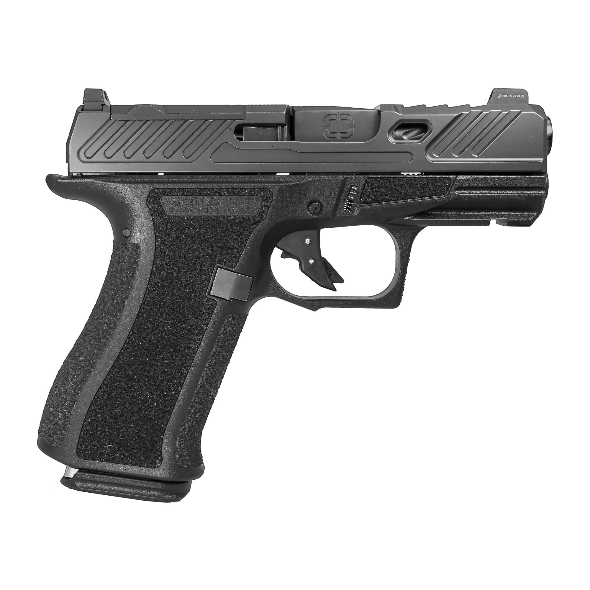Shadow Systems SS5040 CR920X 9mm 3.41" 10+1 Black Tritium Sight - View 2