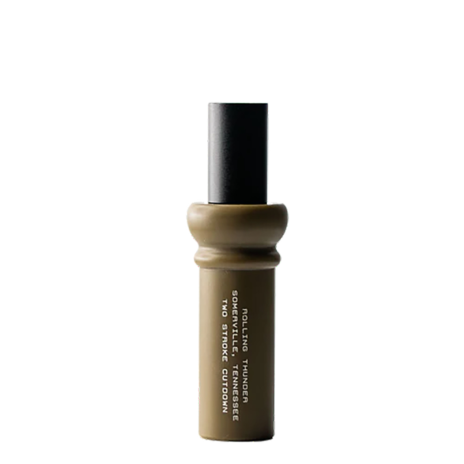Rolling Thunder DC212DTN Game Call Double Reed Dark Tan/Black Acrylic - View 2