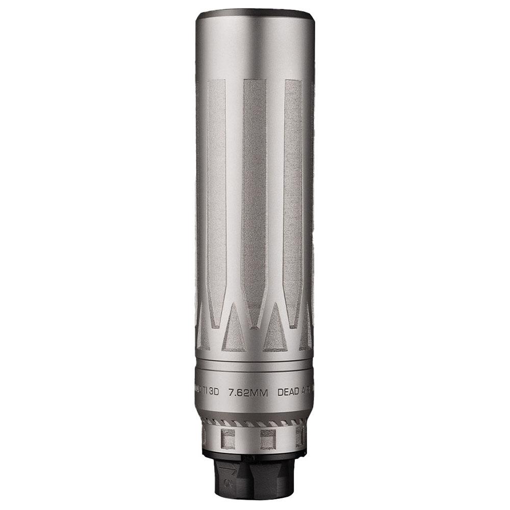 Dead Air Nomad-Ti XC 7.62mm 6.7 In 5/8x24 Silver Cerakote - View 2
