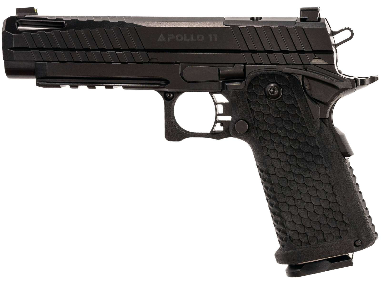 Apollo 11 9mm Precision Pistol: 17+1, 4.9" Barrel, RMSc Optic Cut, Stainless Steel - View 2