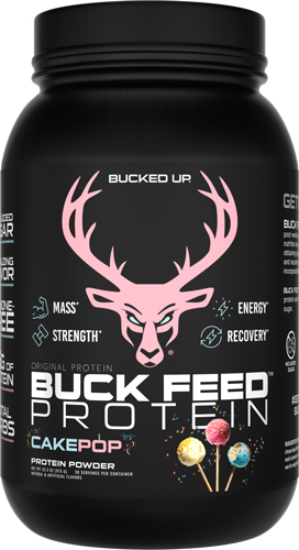 Bucked Up Buck Feed Protein Cake Pop 30 Serving Tub - View 2