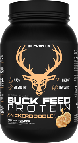 Bucked Up Buck Feed Protein Snickerdoodle 30 Serving Tub - View 2