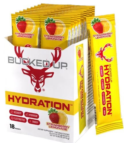 Bucked Up Hydration 2.0 Strawberry 18ct Box - View 2