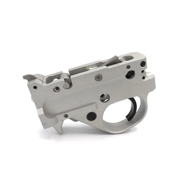 KIDD TG2-S-BC-X Two-Stage Trigger Ruger 10/22 Silver Black Curved Extended - View 3