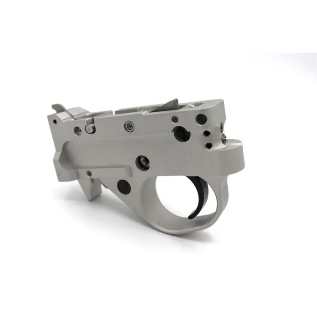 KIDD TG2-S-BC-X Two-Stage Trigger Ruger 10/22 Silver Black Curved Extended - View 4