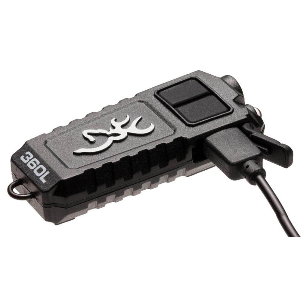 Browning Trailmate 3715015 LED Keychain Light Black 360 Lumens USB Recharge - View 2